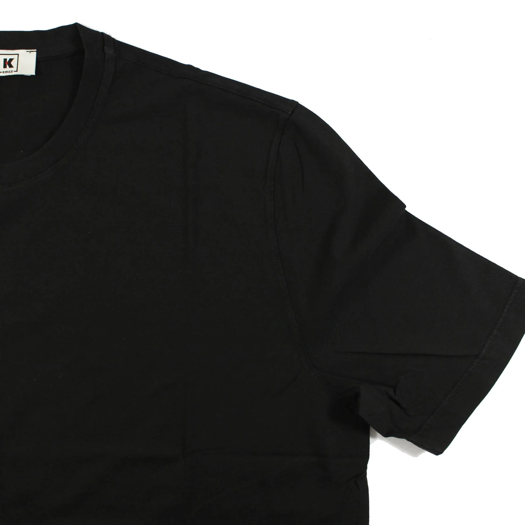 Kired Kiton T-Shirt Black Crêpe Cotton 56 / XXL SALE