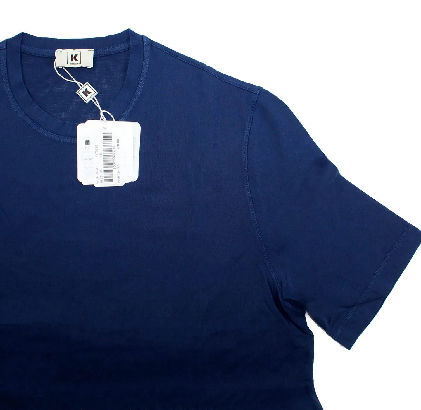 Kired Kiton T-Shirt Navy Crêpe Cotton 52/ L