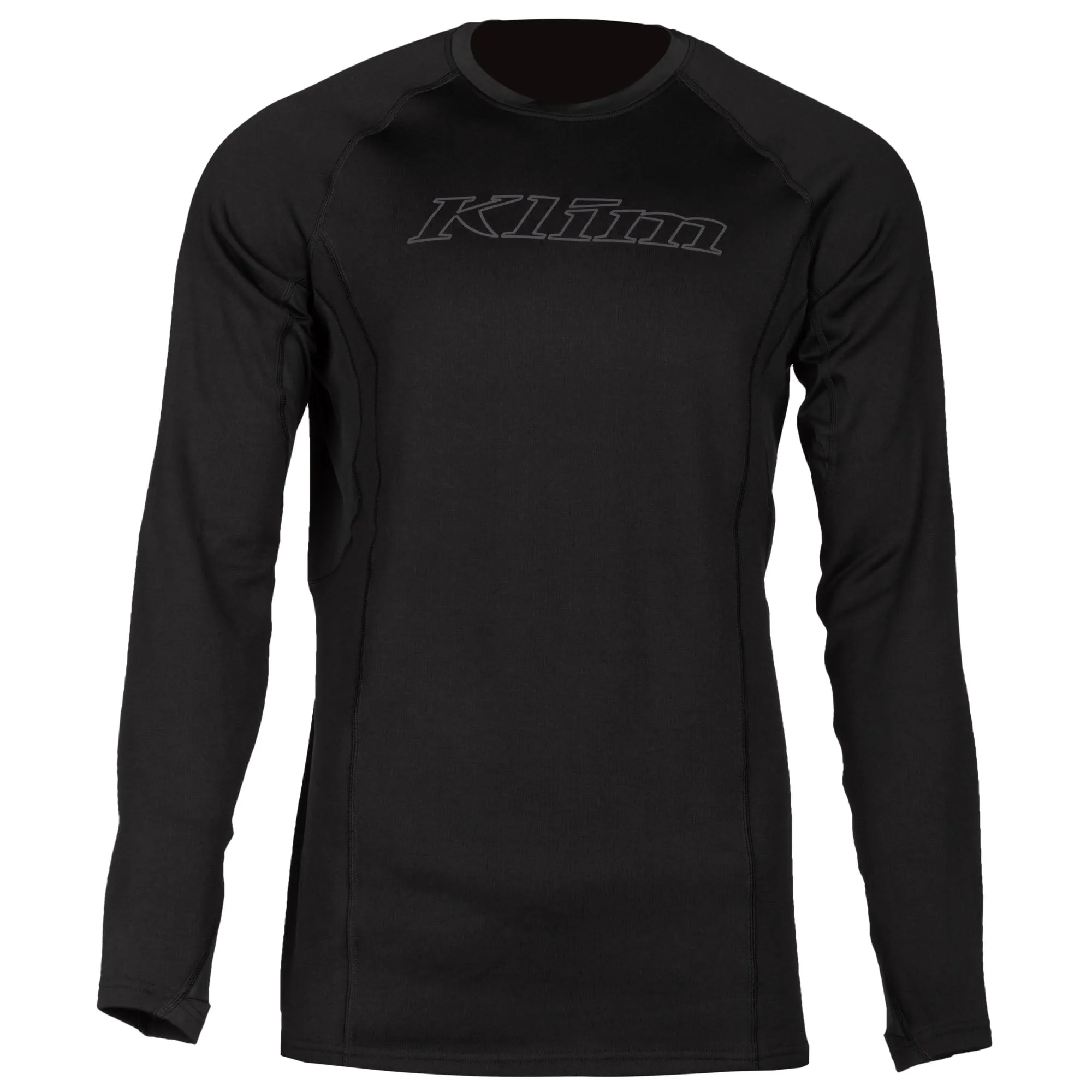 Klim  Mens Aggressor Shirt 2.0 Base Layer Moisture Wicking Warm Comfort Black