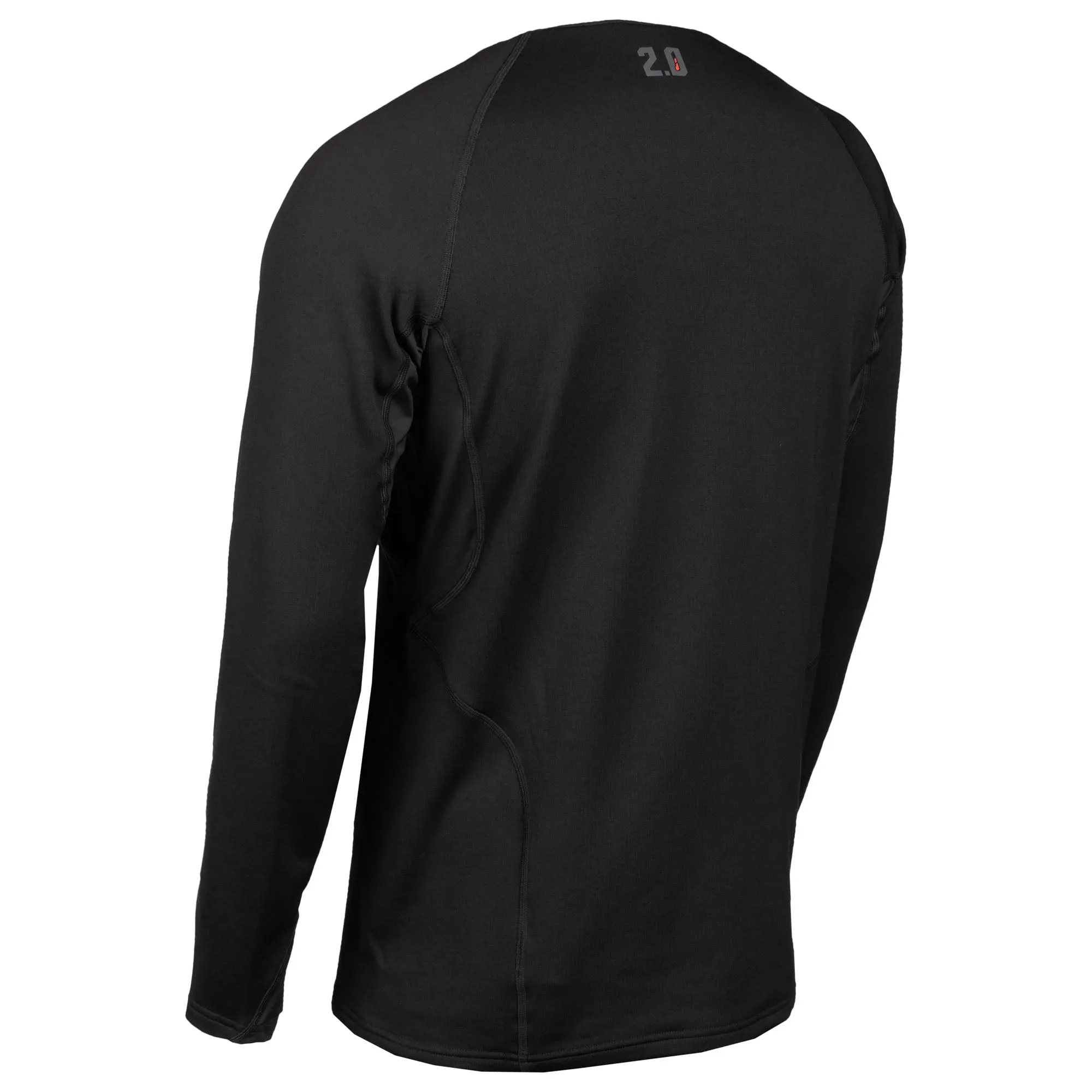 Klim  Mens Aggressor Shirt 2.0 Base Layer Moisture Wicking Warm Comfort Black