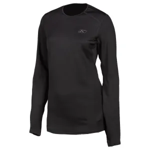 Klim  Womens Solstice Shirt 3.0 Base Layer Breathable Fast-Drying Warm Black