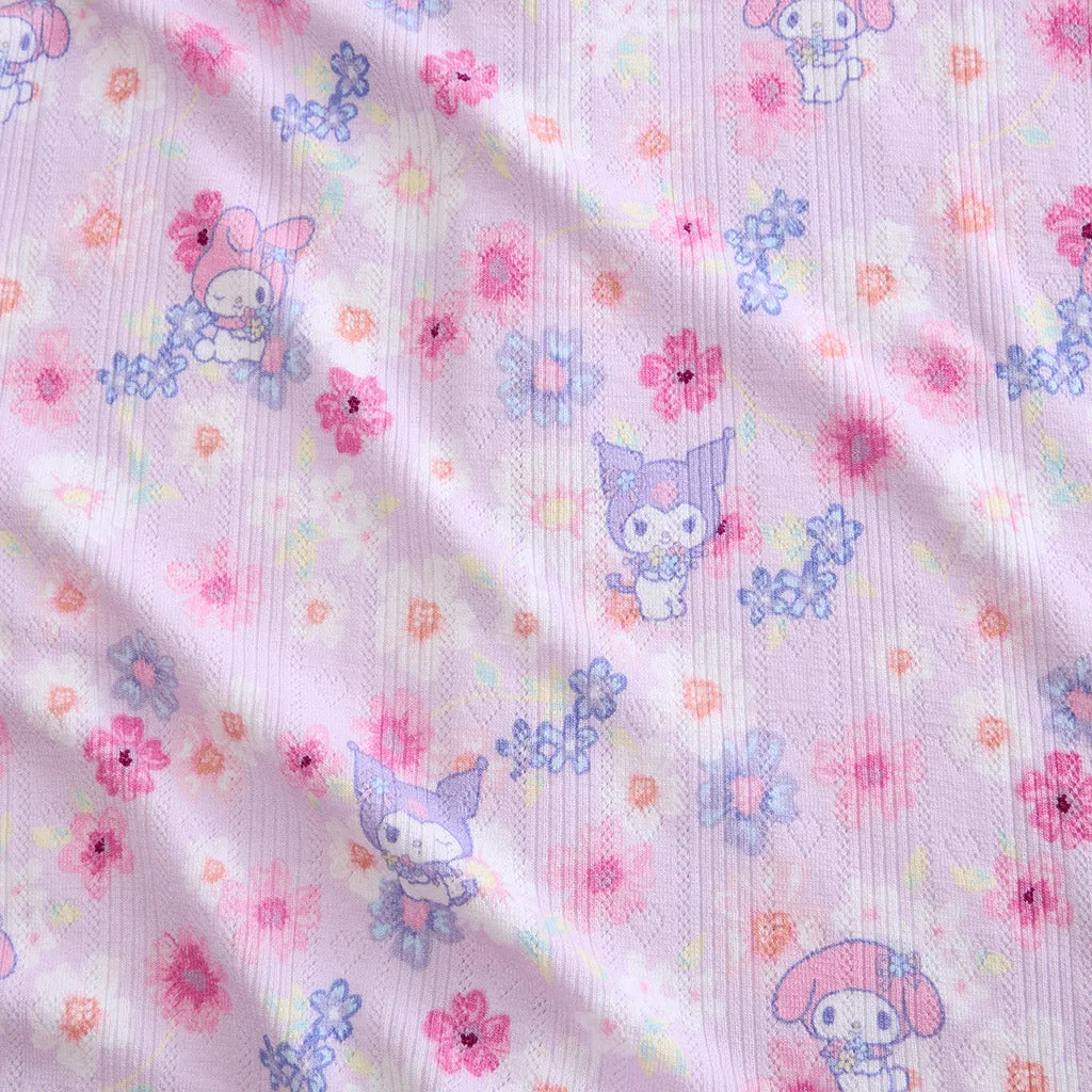 Kuromi® & My Melody® Garden Women's Pointelle Cardigan