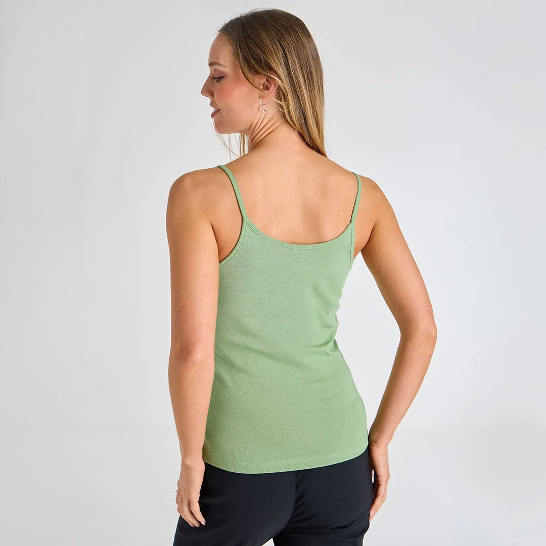 Ladies Watercress Strappy Vest