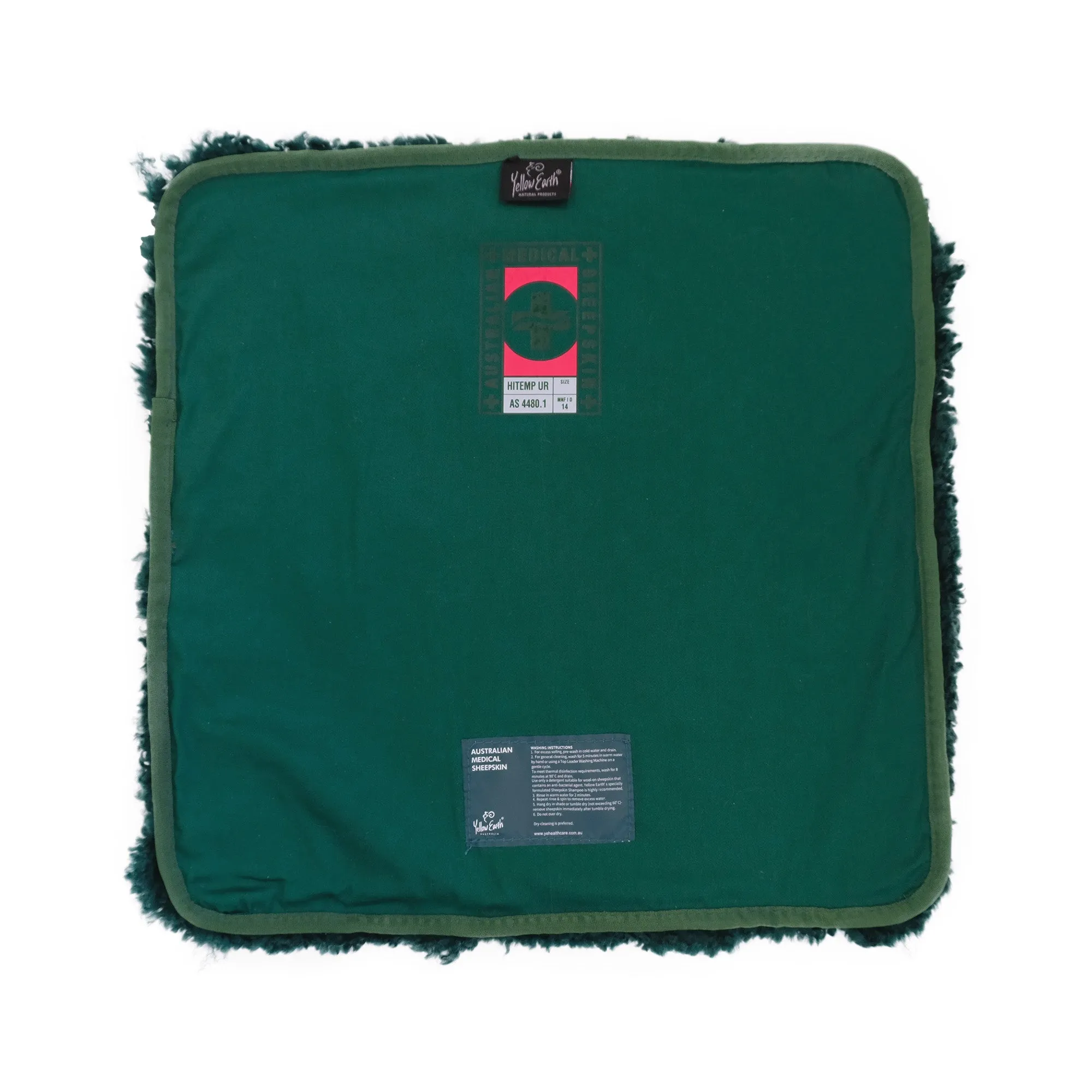 Medical Sheepskin Pressure Reliever Mat - 45CM X 45CM - CSIRO Certified - AS4480.1