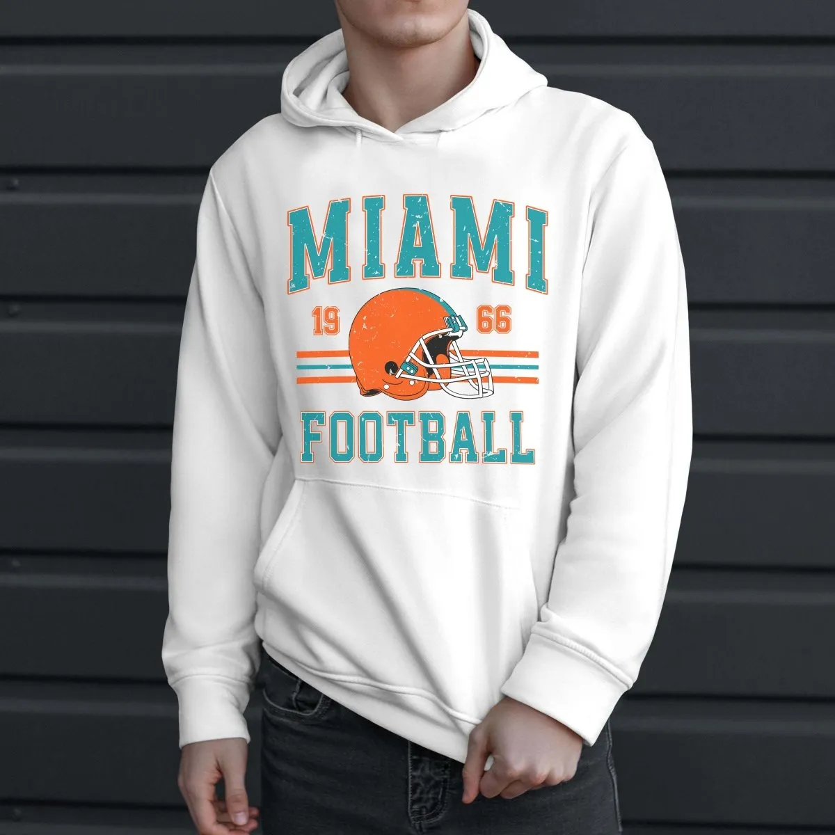 Miami Football Graphic Hoodie