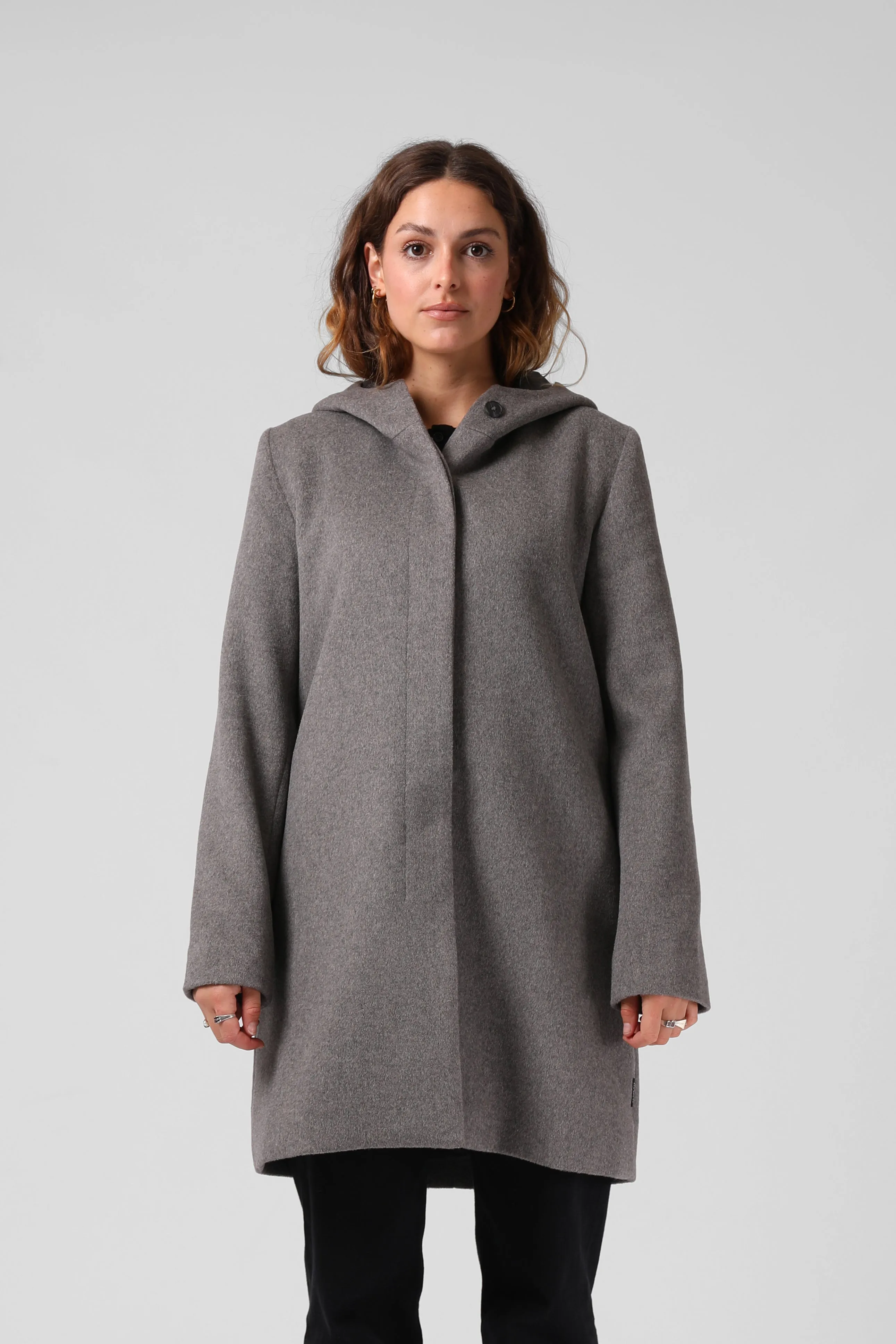 Milford Overcoat - Grey Marl