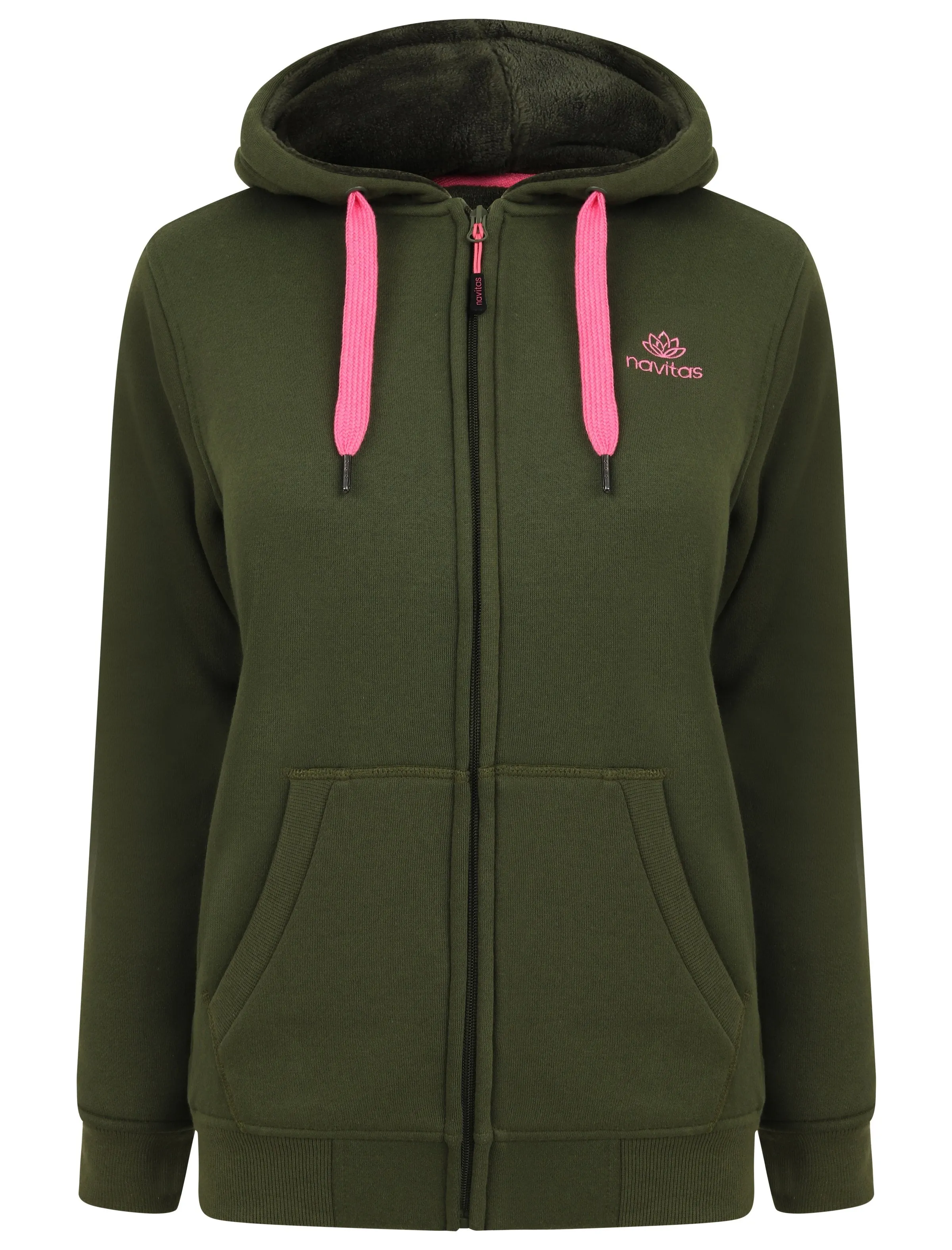 Navitas Womens Sherpa Zip Hood