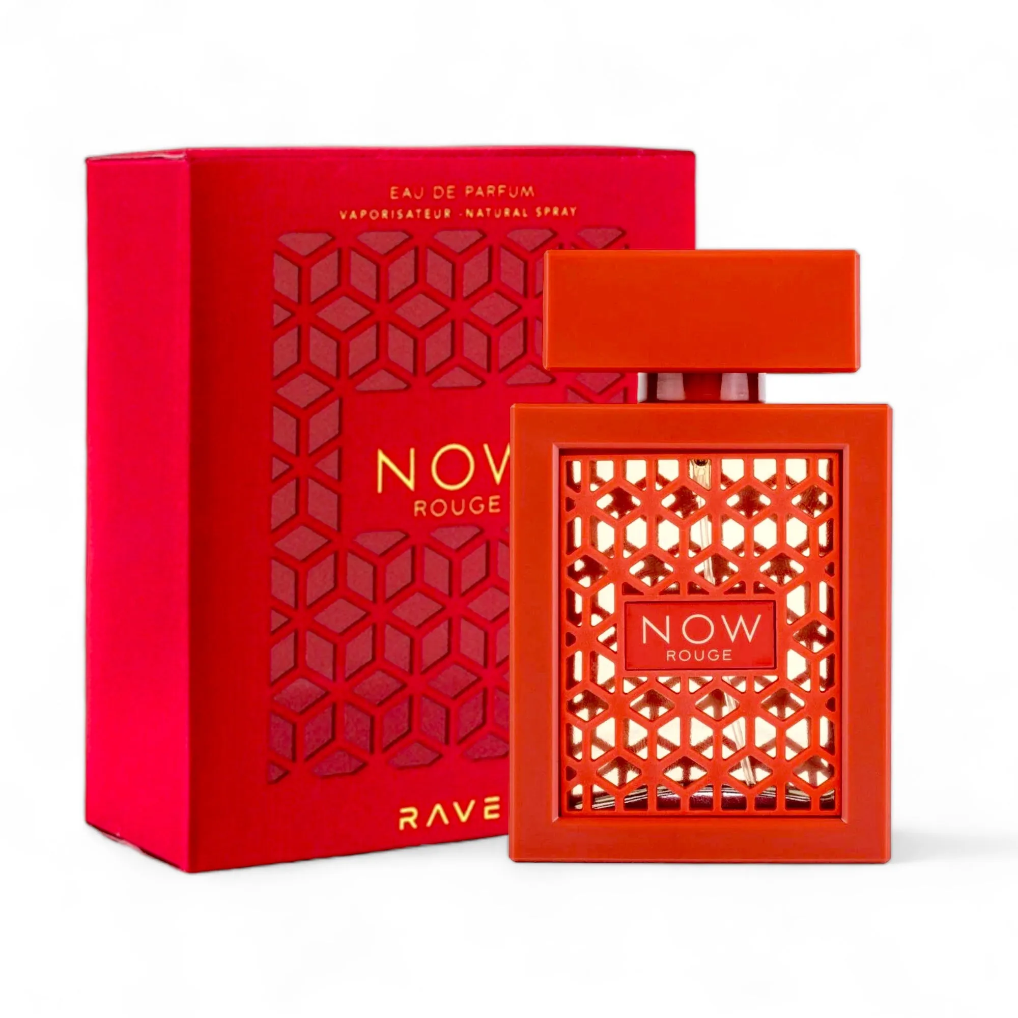 Now Rouge by Rave Eau de Parfum 3.4 Oz. For men