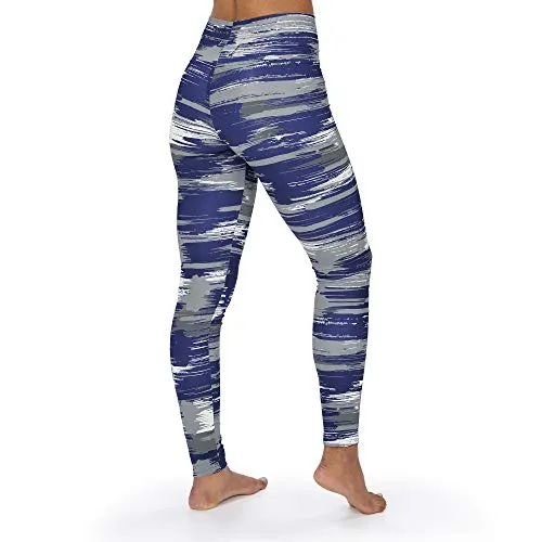 Officially Licensed Zubaz Women's NFL NFL Women's Paint Legging, Dallas Cowboys, Size X-Small