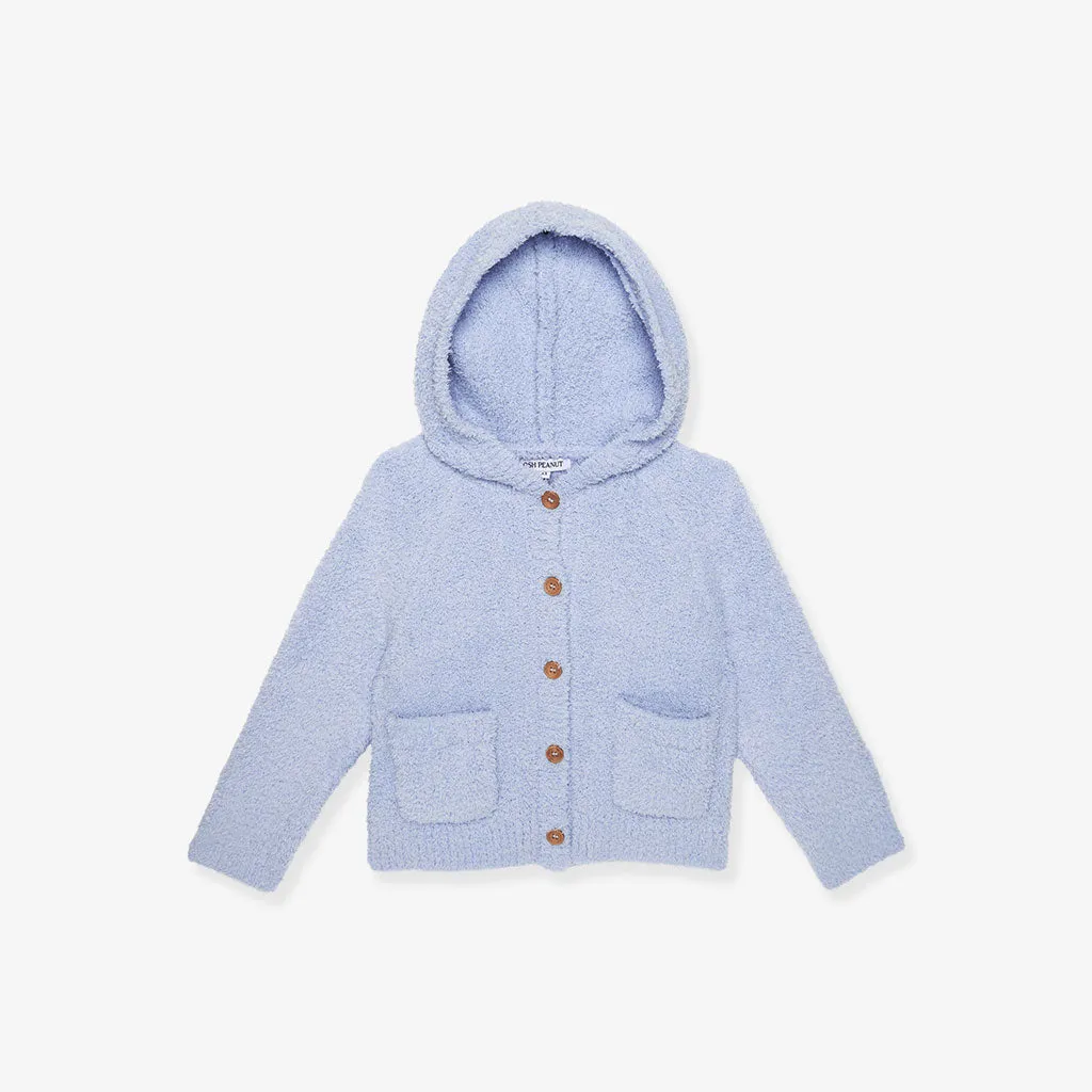 Periwinkle Cuddle Hooded Cardigan