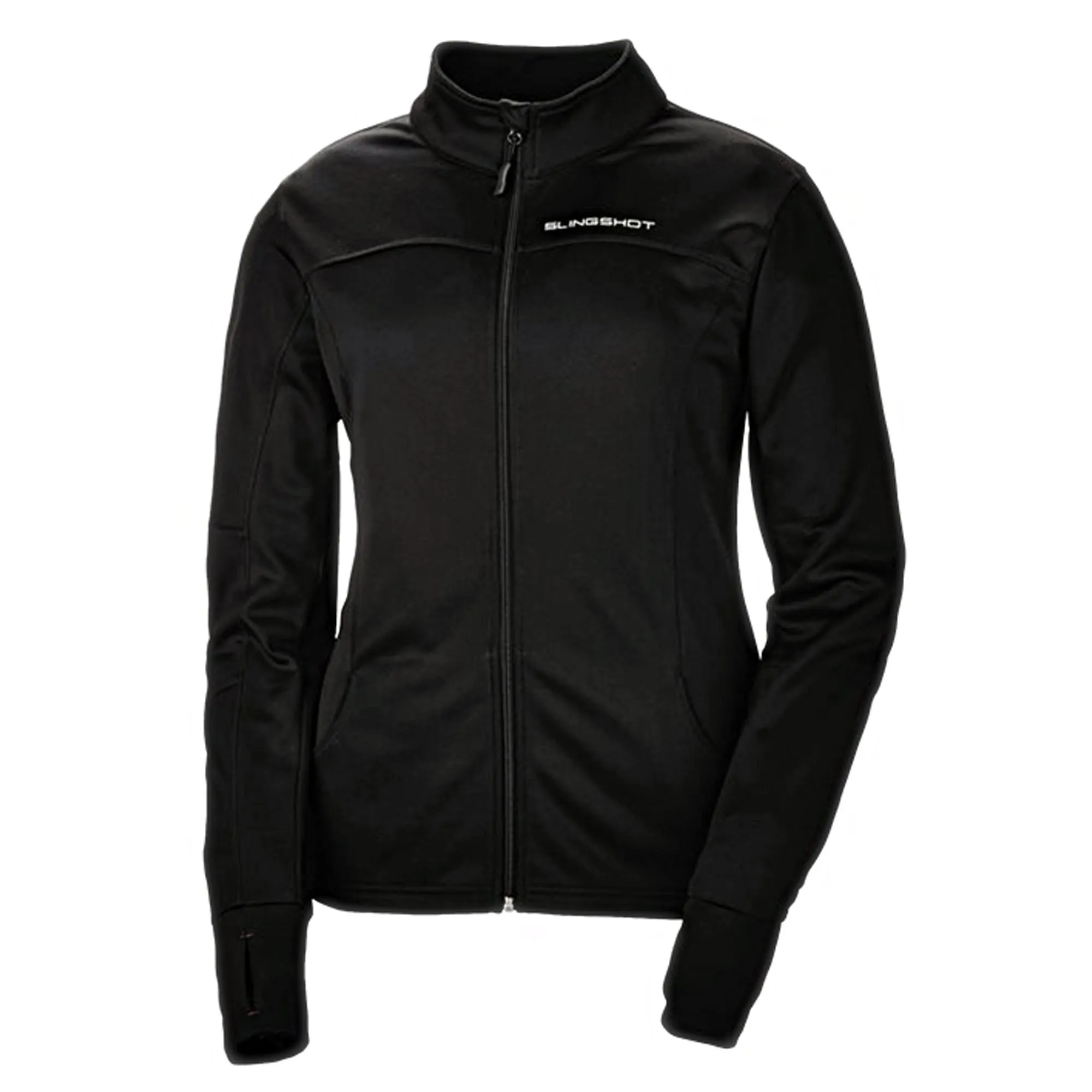 Polaris  OEM Womens Slingshot Tech Full Zip Water Resistant Black Fleece Jacket