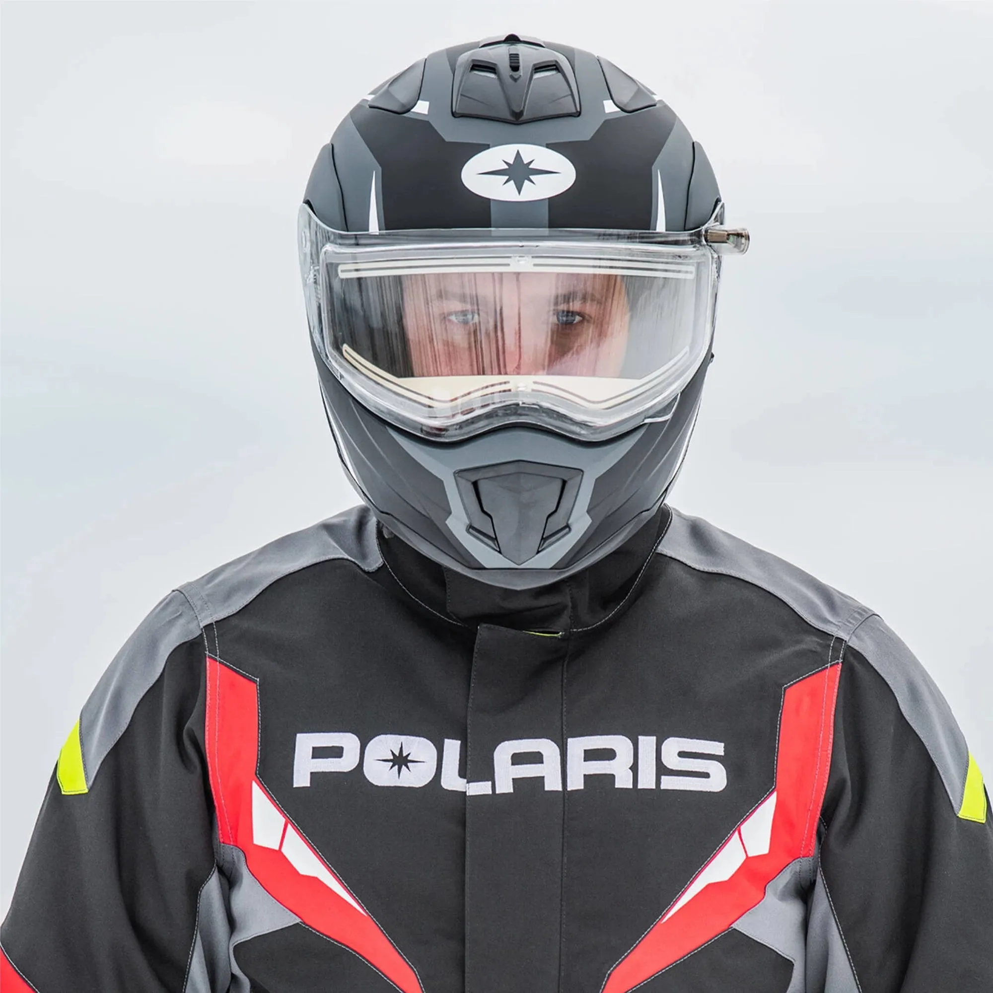 Polaris  Tech54 NorthStar Snowmobile Jacket Waterproof Breathable Red Lime