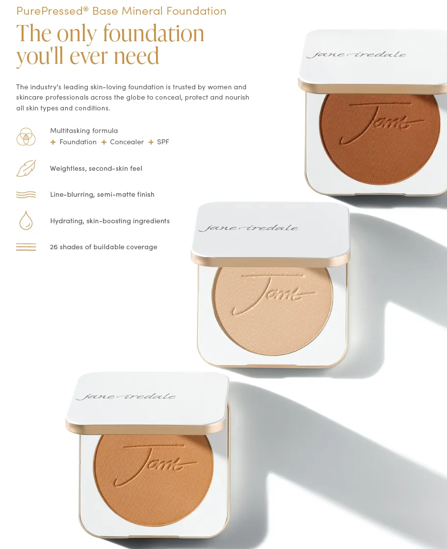 PurePressed Base Mineral Foundation Refill