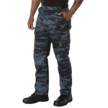 Rothco Color Camo Tactical BDU Pants / Midnight Blue Camo