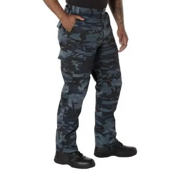 Rothco Color Camo Tactical BDU Pants / Midnight Blue Camo