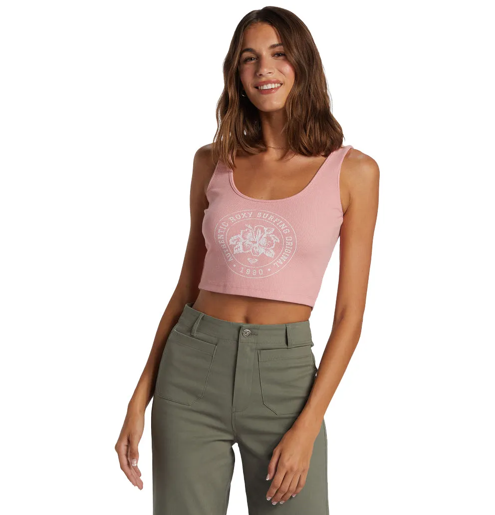 Roxy Surfing Original Cropped Tank