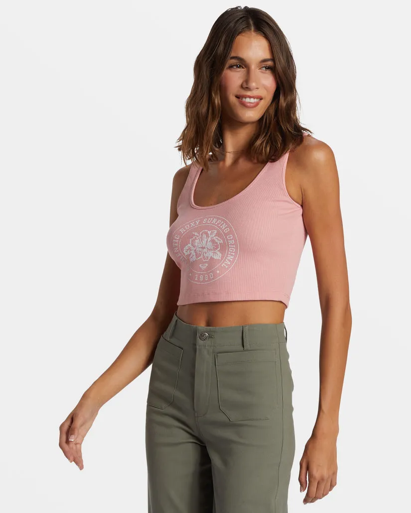 Roxy Surfing Original Cropped Tank