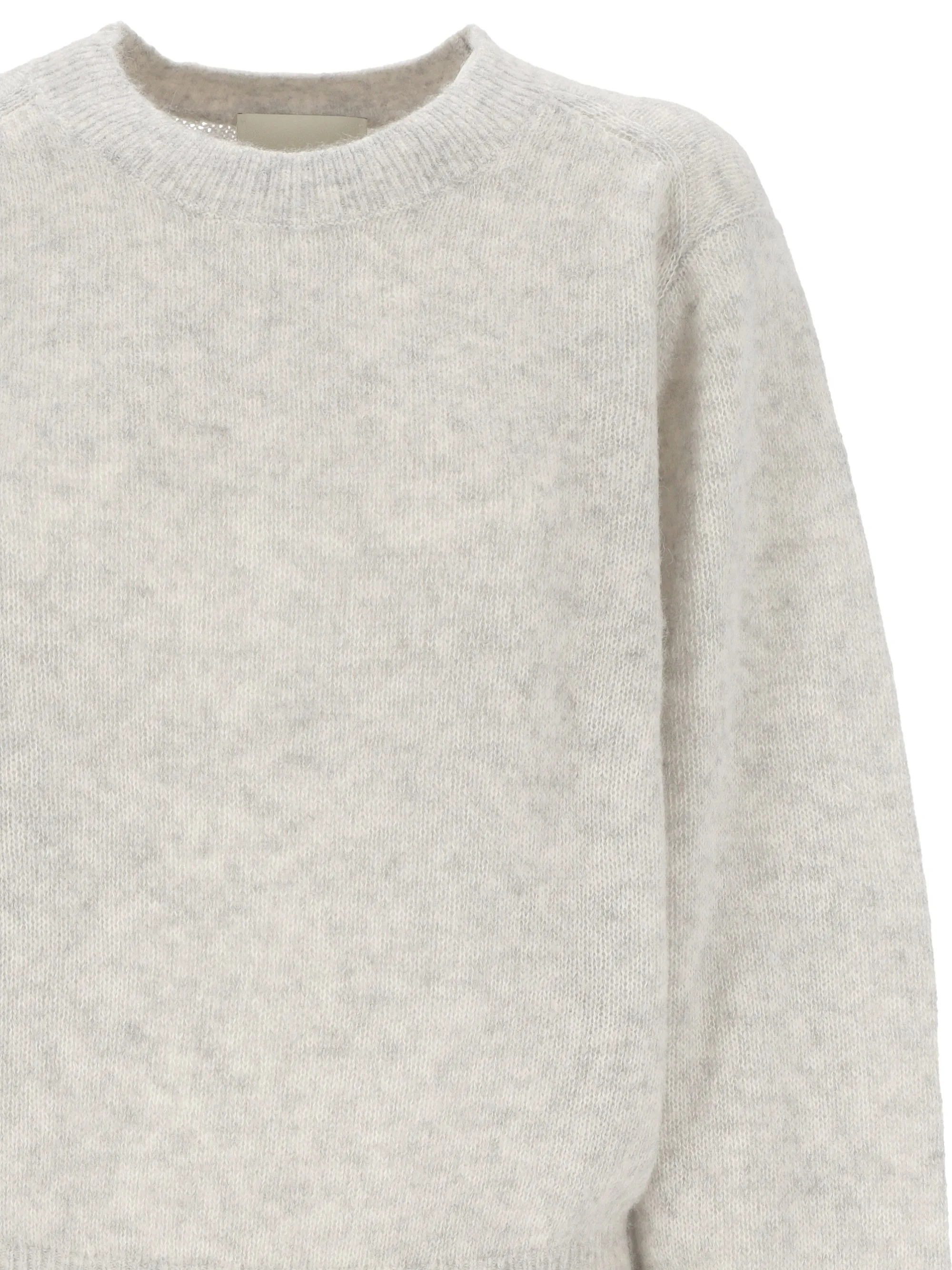 Soft Grey Wool Sweater for Women