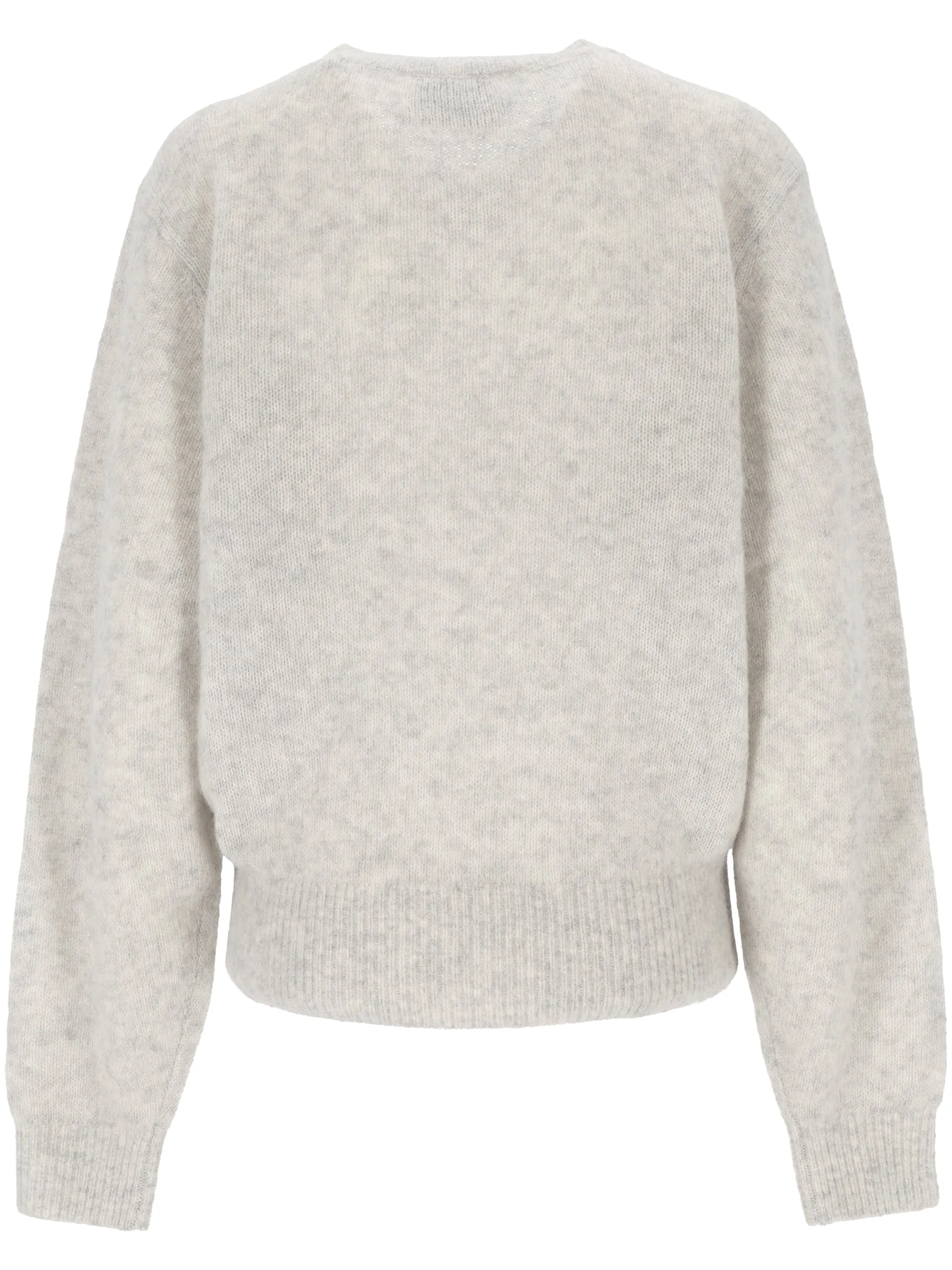 Soft Grey Wool Sweater for Women