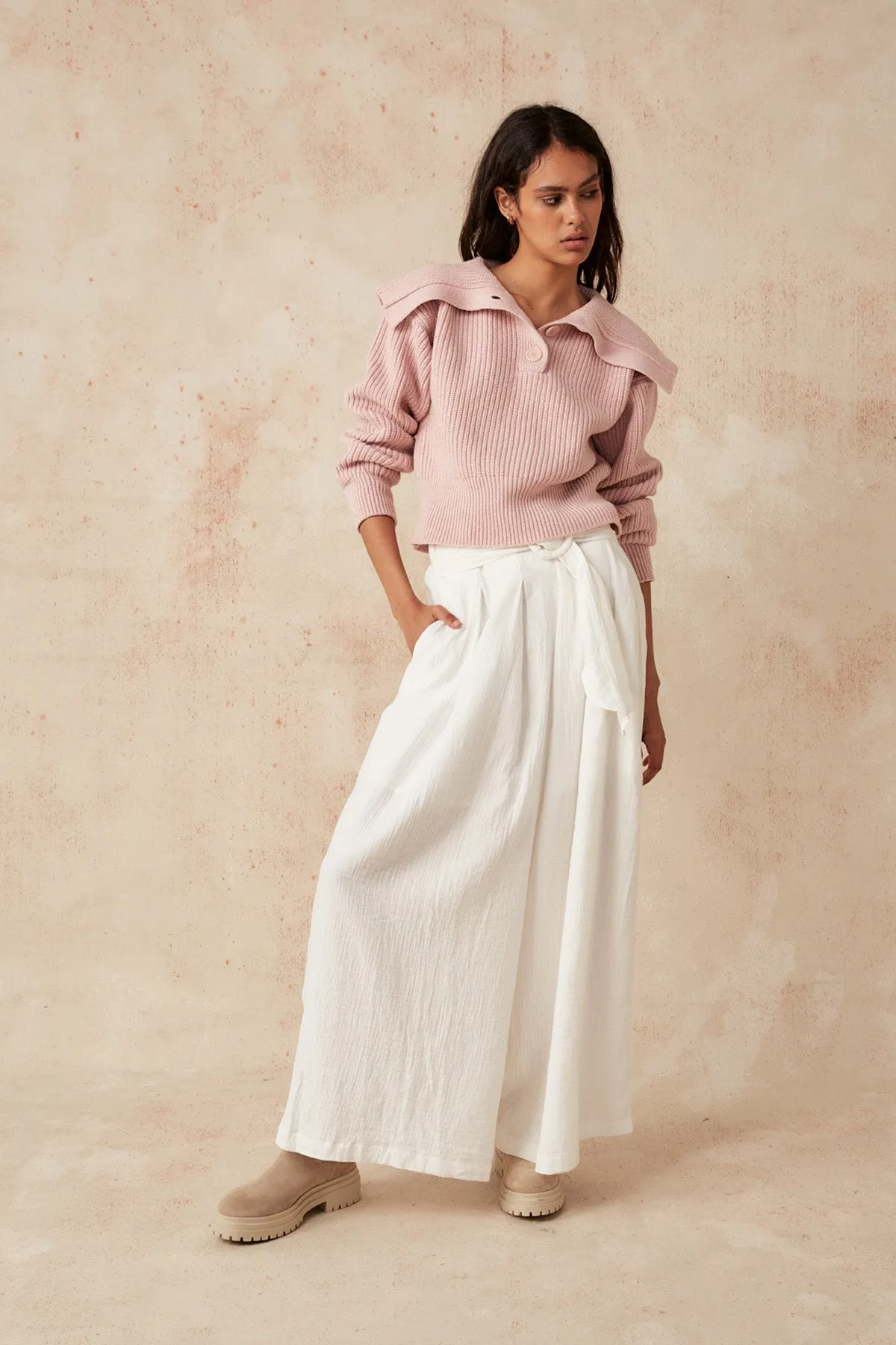 Spiga Sweater - Nymph Pink