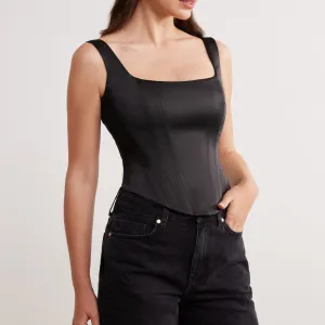 Square Neck Corset Top