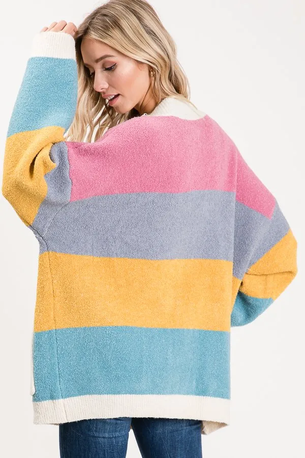 Stripe it While It's Hot Sweater