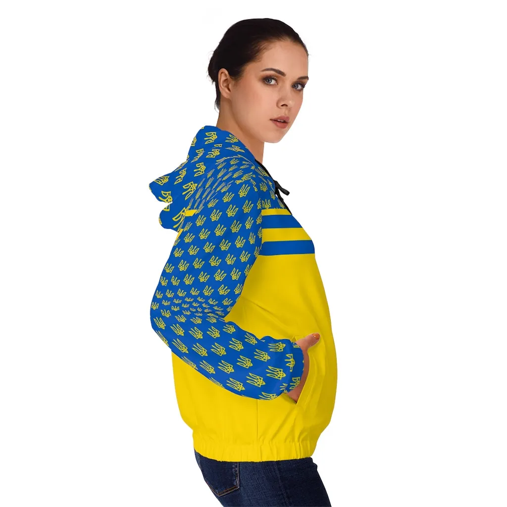 Support Ukraine Women’s Full-Zip Hoodie