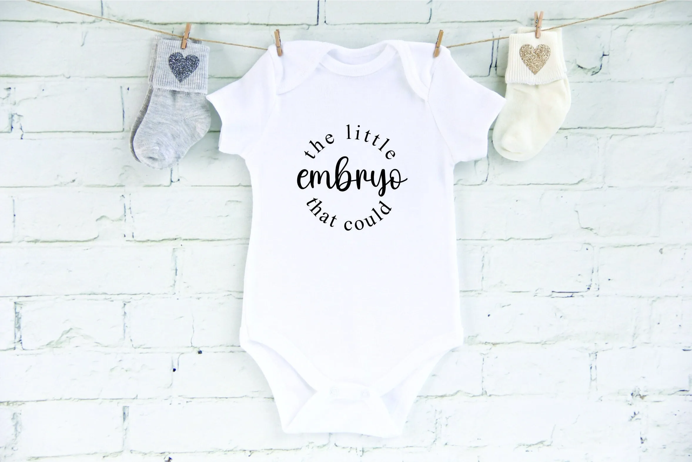 The Little Embryo That Could Baby Vest/Romper - IVF