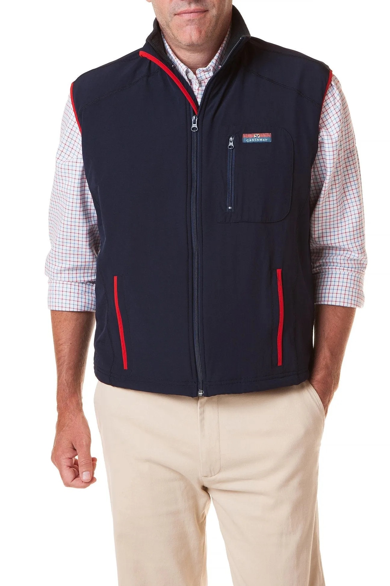 Tidal Wind Vest Nantucket Navy