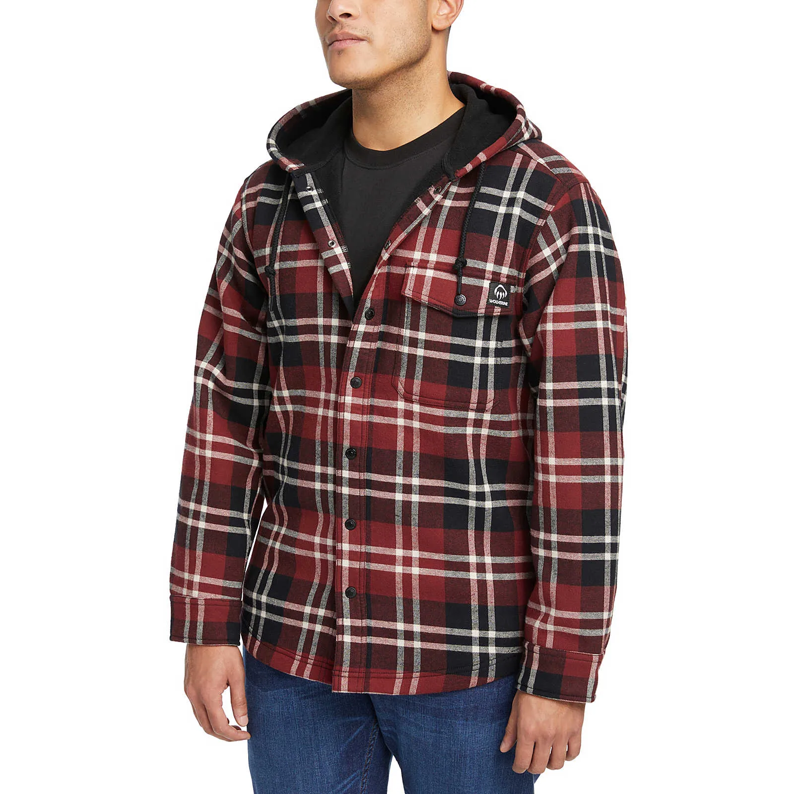 Wolverine Men's Bucksaw Bonded Flannel Shirt Jac