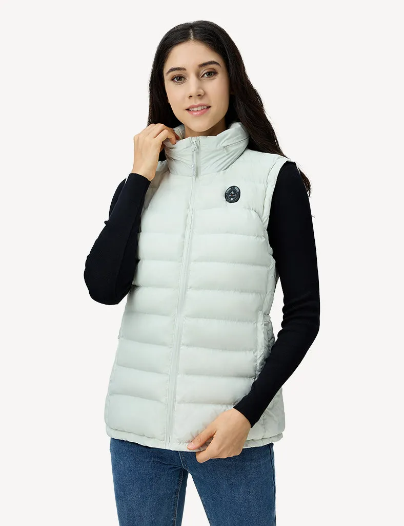 Women's Heated Vest with Retractable Heating Hood