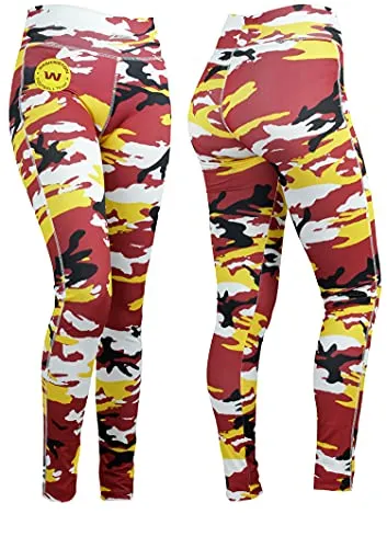 Zubaz NFL Women's Camo Leggings, Team Options (Washington Football Team, Medium)